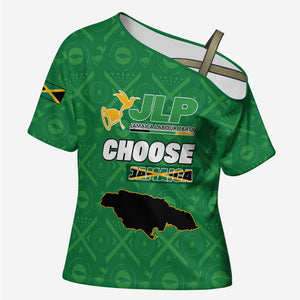 Personalized Jamaica Labour Party Cross Shoulder Shirt Choose Jamica