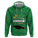 Personalized JLP Jamaica Labour Party Hoodie Build Back Stronger - African Pride