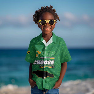 Personalized JLP Jamaica Labour Party Kid Hawaiian Shirt Build Back Stronger - African Pride