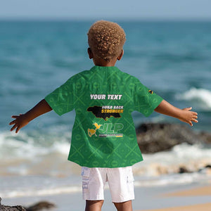Personalized JLP Jamaica Labour Party Kid Hawaiian Shirt Build Back Stronger - African Pride