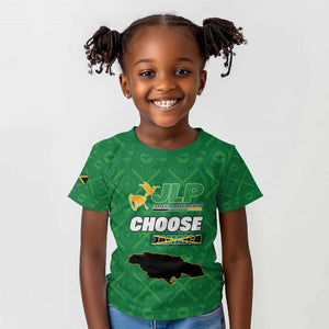 Personalized JLP Jamaica Labour Party Kid T shirt Build Back Stronger - African Pride