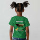 Personalized JLP Jamaica Labour Party Kid T shirt Build Back Stronger - African Pride