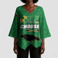 Personalized Jamaica Labour Party Kimono Sleeve Blouse Choose Jamica