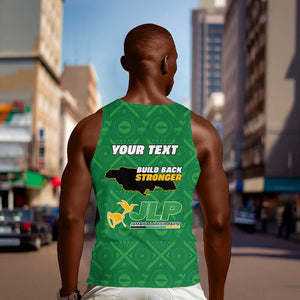 Personalized JLP Jamaica Labour Party Men Tank Top Build Back Stronger - African Pride