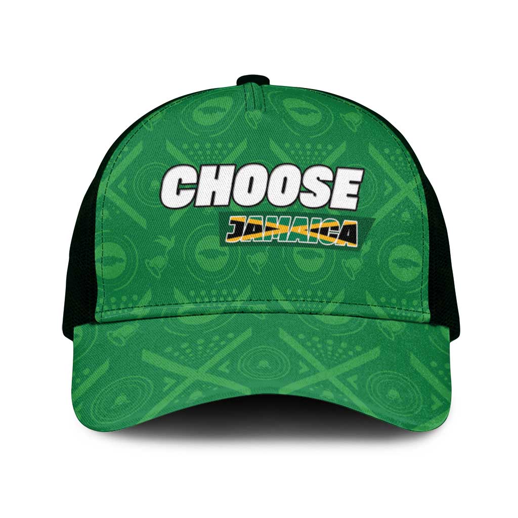 JLP Jamaica Labour Party Mesh Trucker Cap Build Back Stronger - African Pride