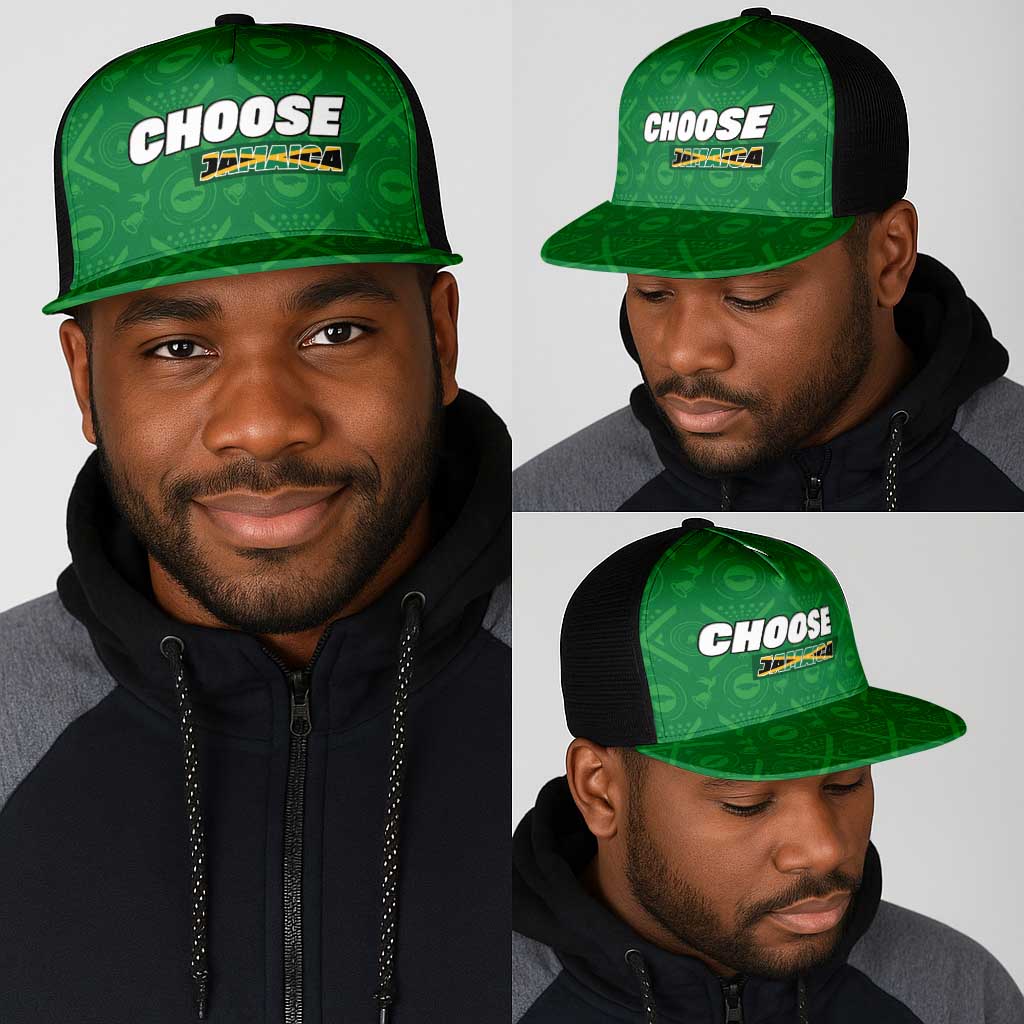 JLP Jamaica Labour Party Mesh Trucker Cap Build Back Stronger - African Pride