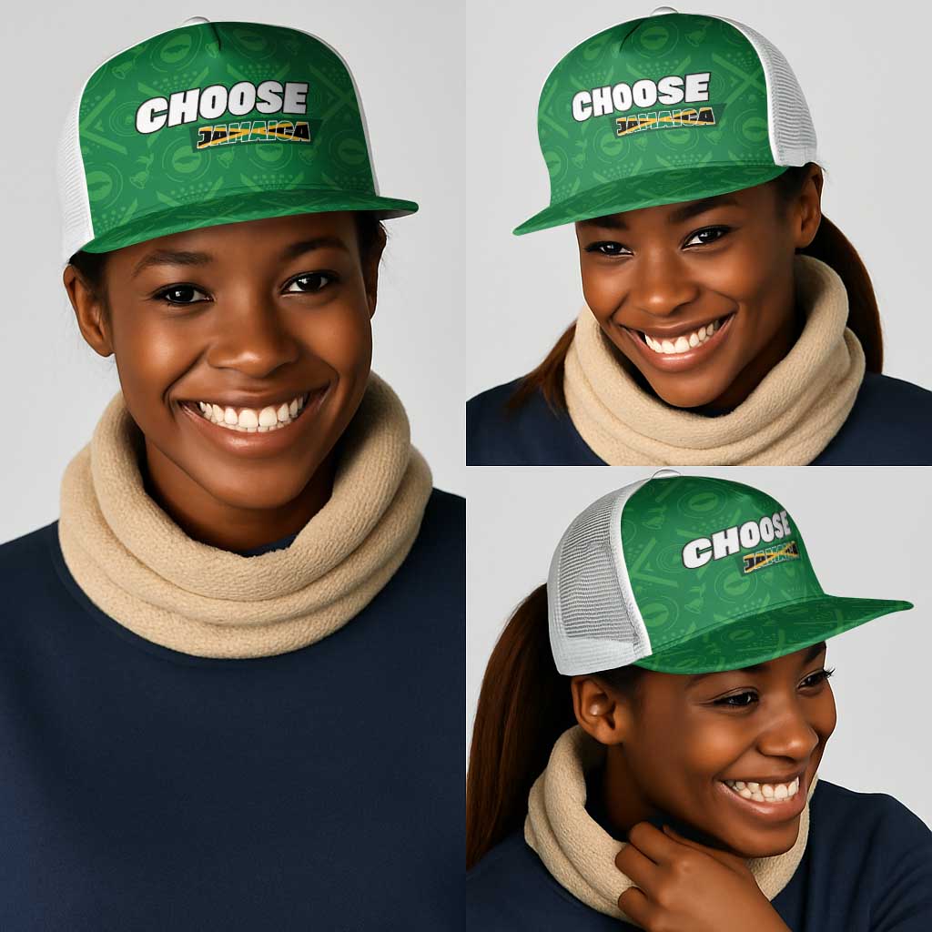 JLP Jamaica Labour Party Mesh Trucker Cap Build Back Stronger - African Pride