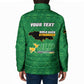 Personalized Jamaica Labour Party Padded Jacket Choose Jamica