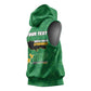 Personalized JLP Jamaica Labour Party Sleeveless Hoodie Build Back Stronger - African Pride