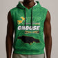 Personalized JLP Jamaica Labour Party Sleeveless Hoodie Build Back Stronger - African Pride