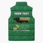Personalized Jamaica Labour Party Sleeveless Puffer Jacket Choose Jamica