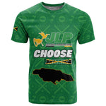 Personalized JLP Jamaica Labour Party T shirt Build Back Stronger - African Pride