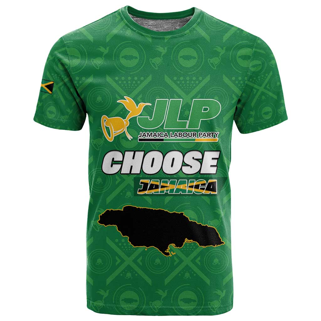 Personalized JLP Jamaica Labour Party T shirt Build Back Stronger - African Pride