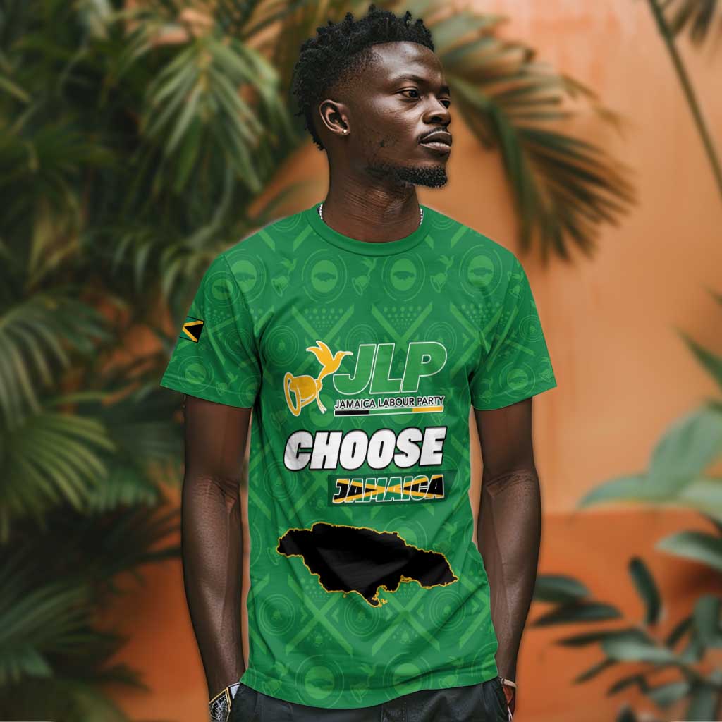 Personalized JLP Jamaica Labour Party T shirt Build Back Stronger - African Pride