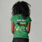 Personalized JLP Jamaica Labour Party Women V-Neck T-Shirt Build Back Stronger - African Pride