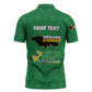 Personalized Jamaica Labour Party Zipper Polo Shirt Choose Jamica