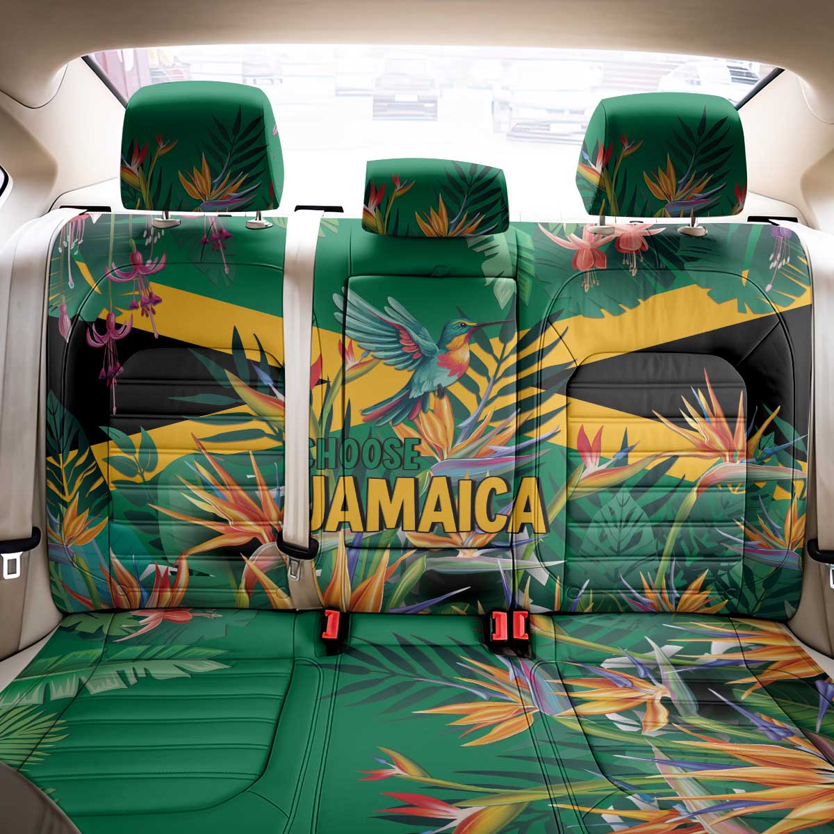 JLP 1PM Holness Back Car Seat Cover Jamaica Labour Party - African Pride