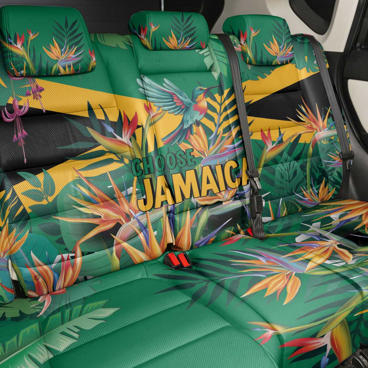 JLP 1PM Holness Back Car Seat Cover Jamaica Labour Party - African Pride