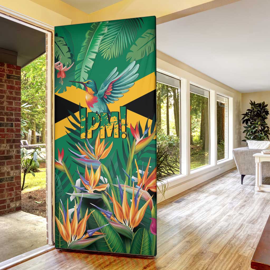 JLP 1PM Holness Door Cover Jamaica Labour Party - Tropical Style