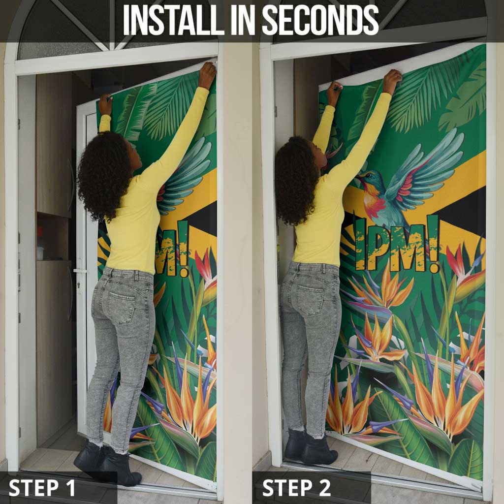 JLP 1PM Holness Door Cover Jamaica Labour Party - Tropical Style