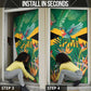 JLP 1PM Holness Door Cover Jamaica Labour Party - Tropical Style