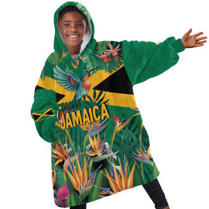 JLP 1PM Holness Kid Wearable Blanket Hoodie Jamaica Labour Party - African Pride