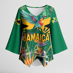 JLP 1PM Holness Kimono Sleeve Blouse Jamaica Labour Party - Tropical Style