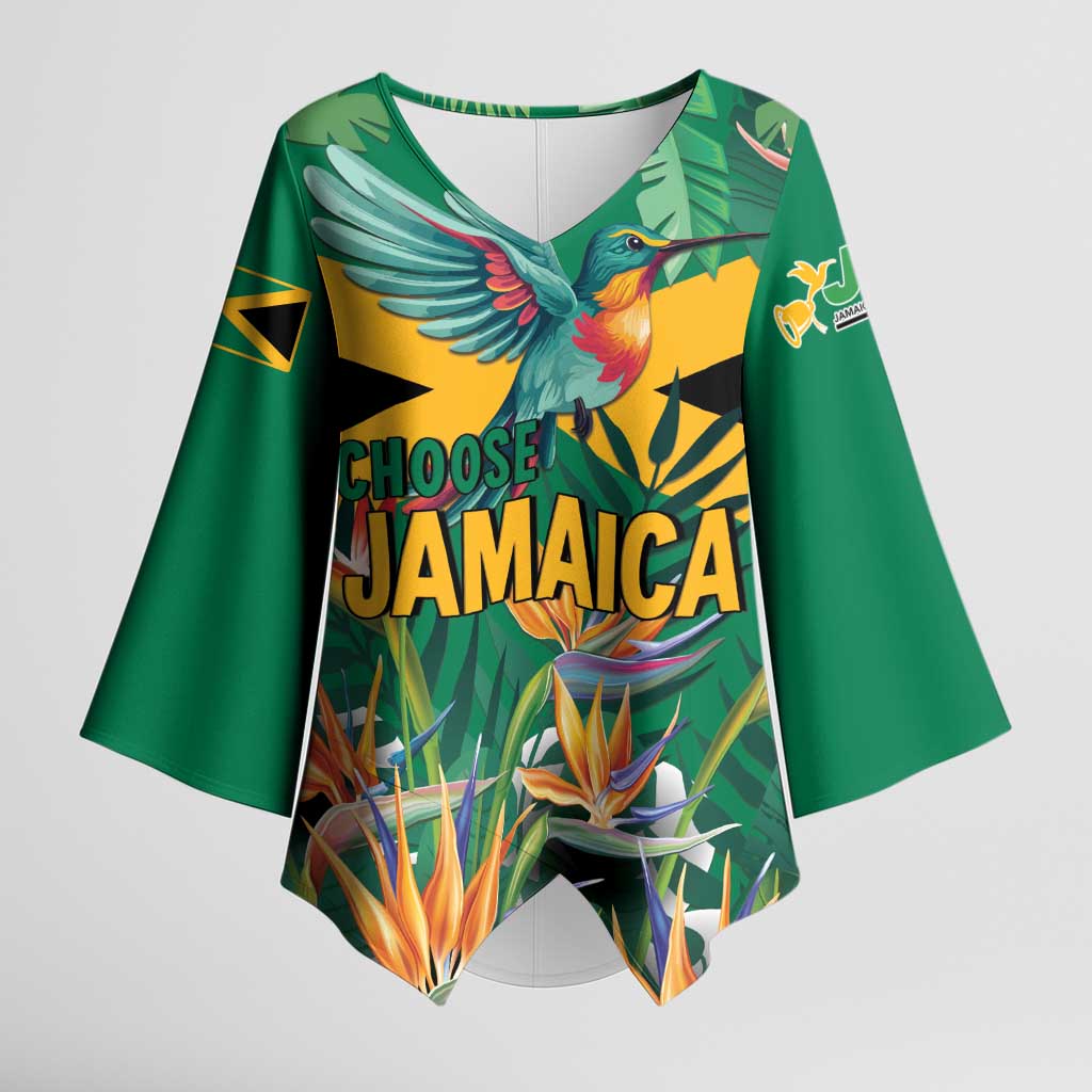 JLP 1PM Holness Kimono Sleeve Blouse Jamaica Labour Party - Tropical Style