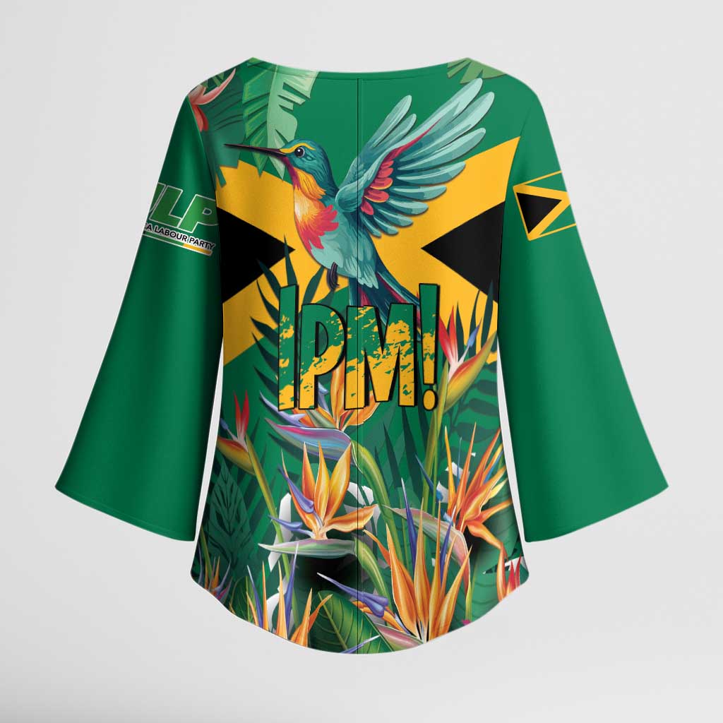 JLP 1PM Holness Kimono Sleeve Blouse Jamaica Labour Party - Tropical Style