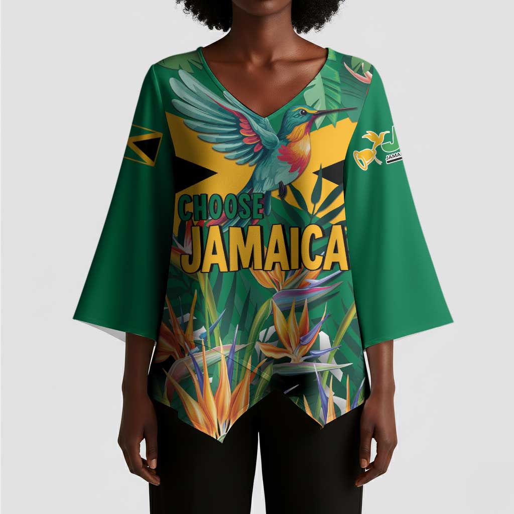 JLP 1PM Holness Kimono Sleeve Blouse Jamaica Labour Party - Tropical Style