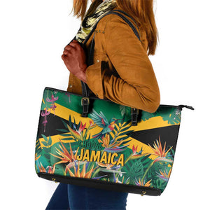 JLP 1PM Holness Leather Tote Bag Jamaica Labour Party - African Pride