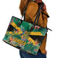 JLP 1PM Holness Leather Tote Bag Jamaica Labour Party - African Pride