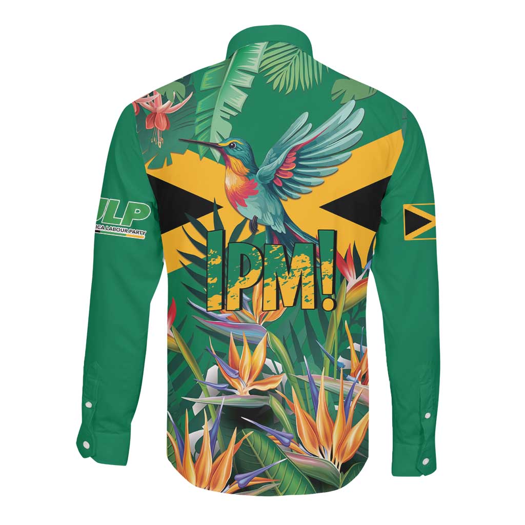 JLP 1PM Holness Long Sleeve Button Shirt Jamaica Labour Party - African Pride