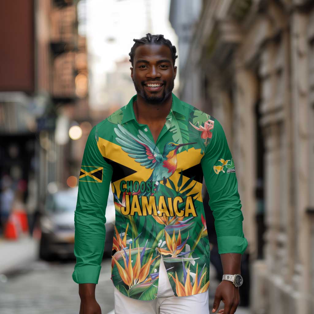 JLP 1PM Holness Long Sleeve Button Shirt Jamaica Labour Party - African Pride