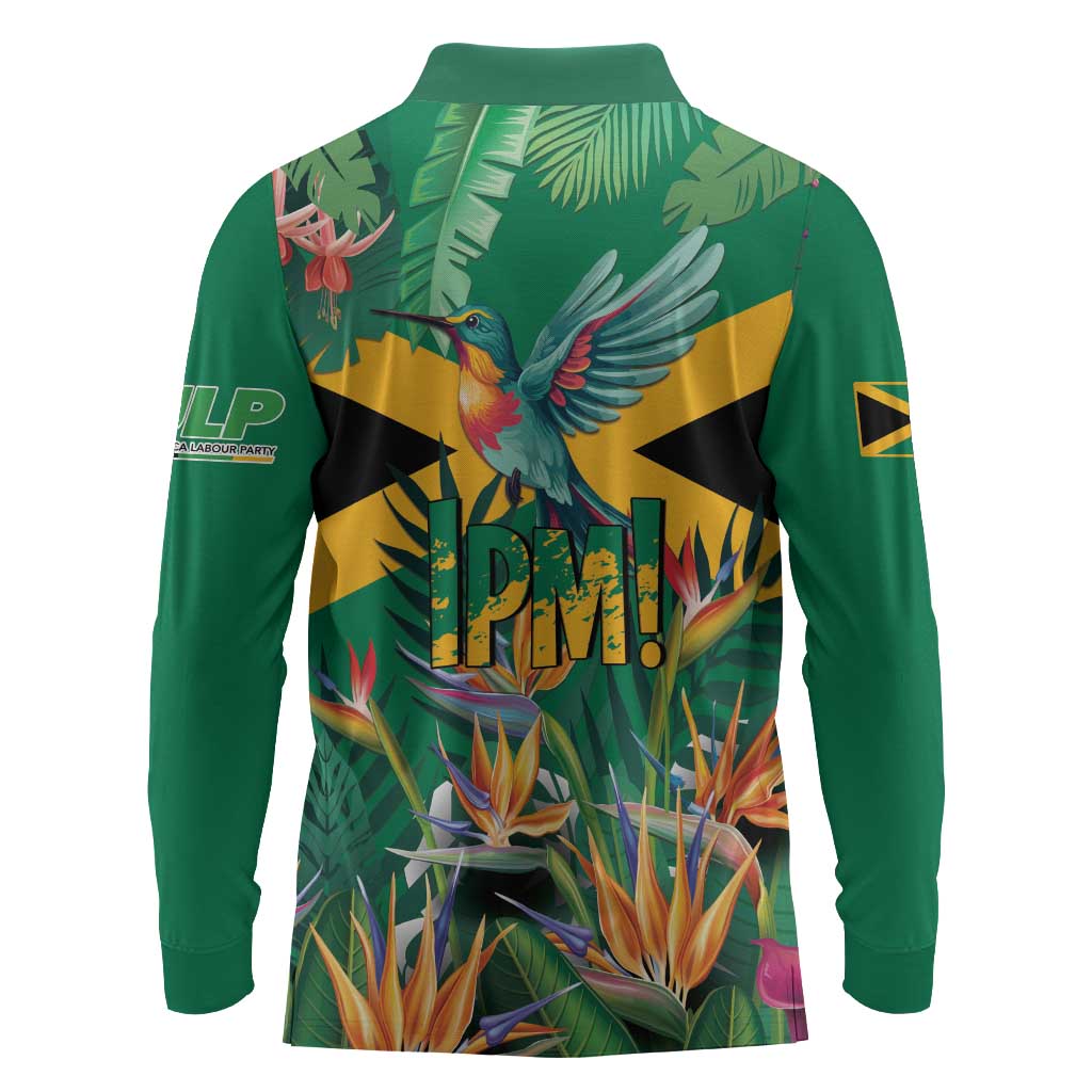 JLP 1PM Holness Long Sleeve Polo Shirt Jamaica Labour Party - African Pride