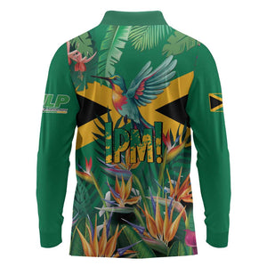 JLP 1PM Holness Long Sleeve Polo Shirt Jamaica Labour Party - African Pride