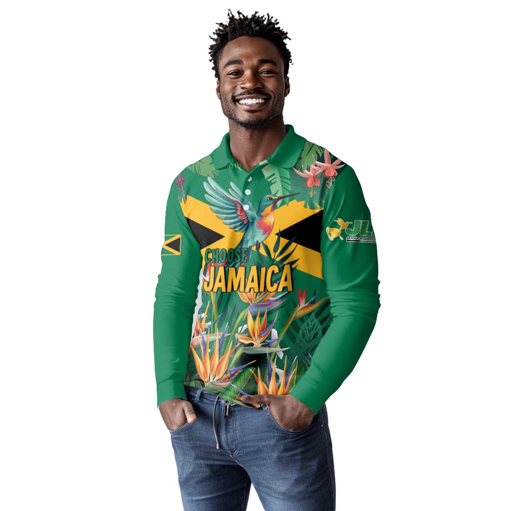 JLP 1PM Holness Long Sleeve Polo Shirt Jamaica Labour Party - African Pride