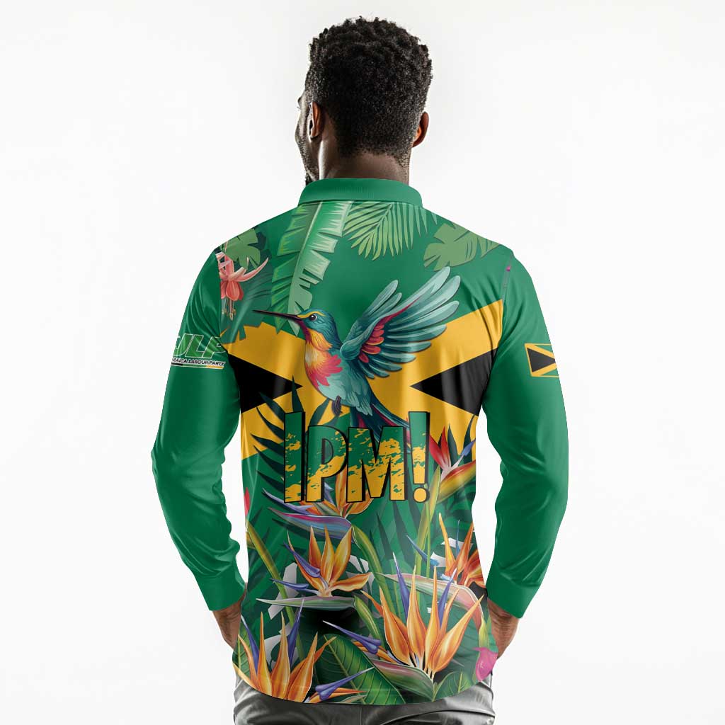 JLP 1PM Holness Long Sleeve Polo Shirt Jamaica Labour Party - African Pride