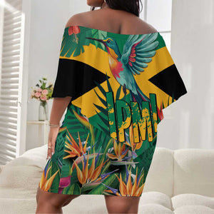 JLP 1PM Holness Off Shoulder Short Dress Jamaica Labour Party - African Pride