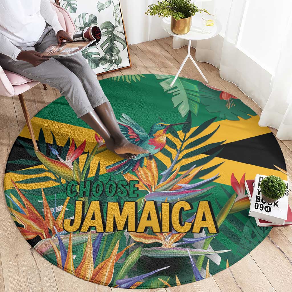 JLP 1PM Holness Round Carpet Jamaica Labour Party - African Pride