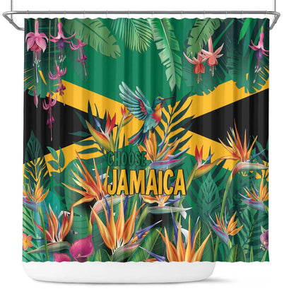 JLP 1PM Holness Shower Curtain Jamaica Labour Party - African Pride