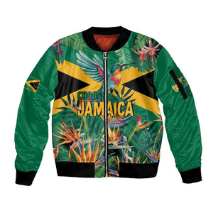 JLP 1PM Holness Sleeve Zip Bomber Jacket Jamaica Labour Party - African Pride