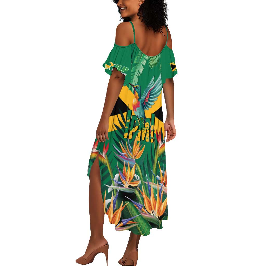 JLP 1PM Holness Summer Maxi Dress Jamaica Labour Party - African Pride