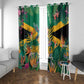 JLP 1PM Holness Window Curtain Jamaica Labour Party - African Pride