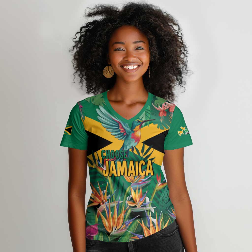 JLP 1PM Holness Women V-Neck T-Shirt Jamaica Labour Party - African Pride