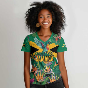 JLP 1PM Holness Women V-Neck T-Shirt Jamaica Labour Party - African Pride