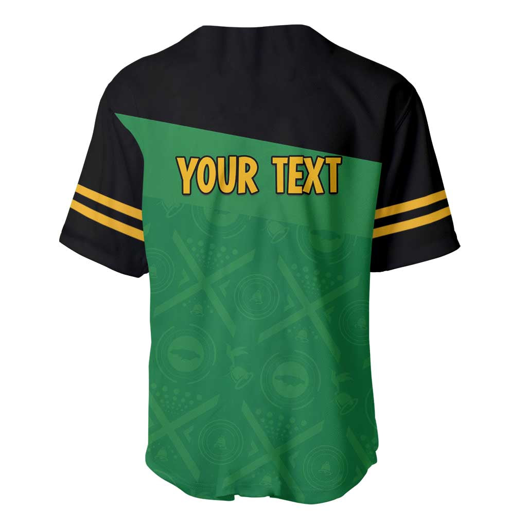 Personalized Jamaica Labour Party Supporters Baseball Jersey - African Pride