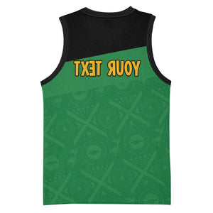 Personalized Jamaica Labour Party Supporters Basketball Jersey - African Pride