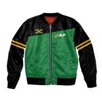 Personalized Jamaica Labour Party Supporters Bomber Jacket - African Pride