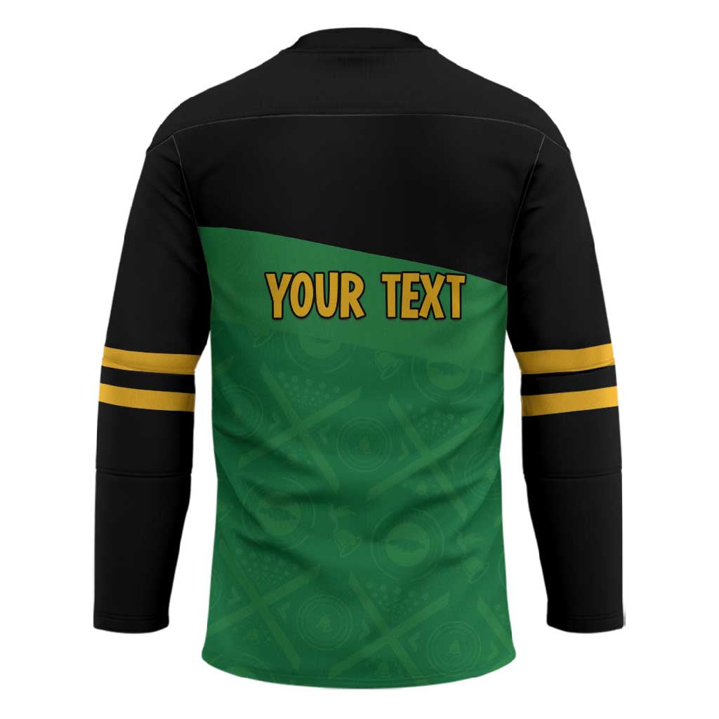 Personalized Jamaica Labour Party Hockey Jersey Proud Supporters